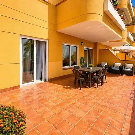 Family Apartment With Bbq And 100M2 Terracy * Puerto de Santiago (Tenerife)
